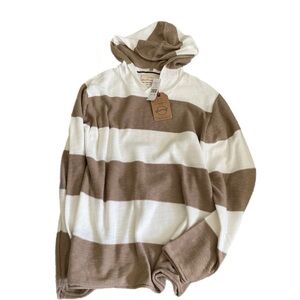 Weatherproof Vintage Men’s dual striped hoodie